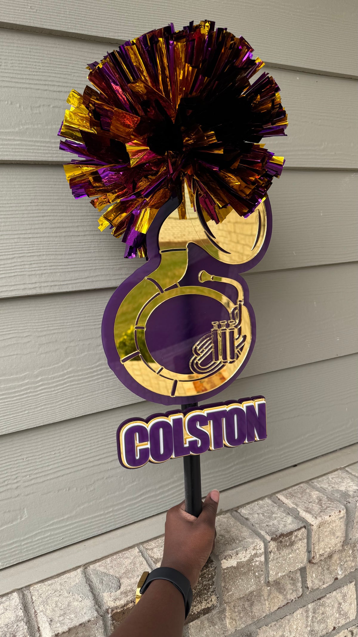Personalized Marching Band Cheer Stick