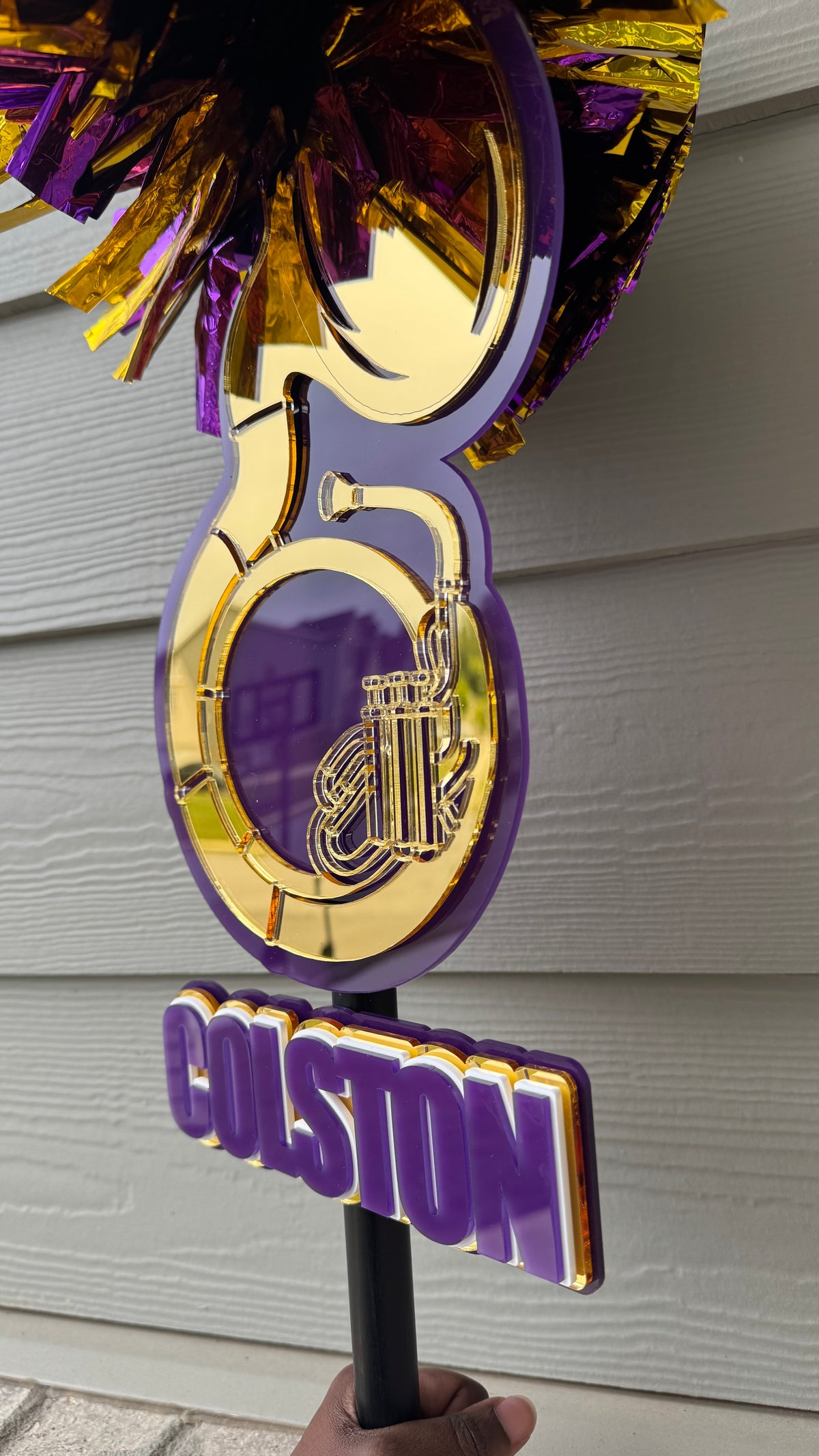 Personalized Marching Band Cheer Stick