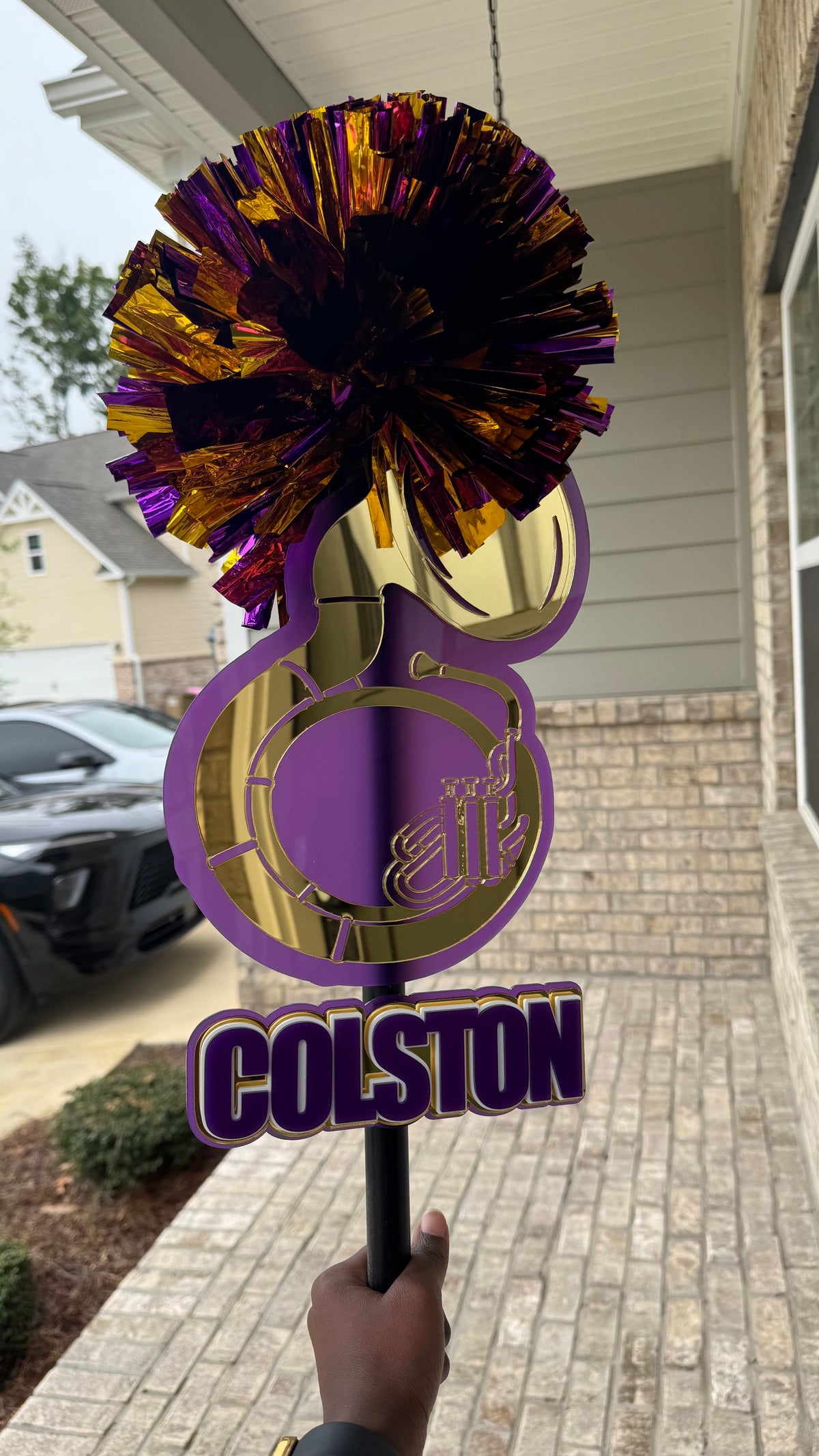 Personalized Marching Band Cheer Stick
