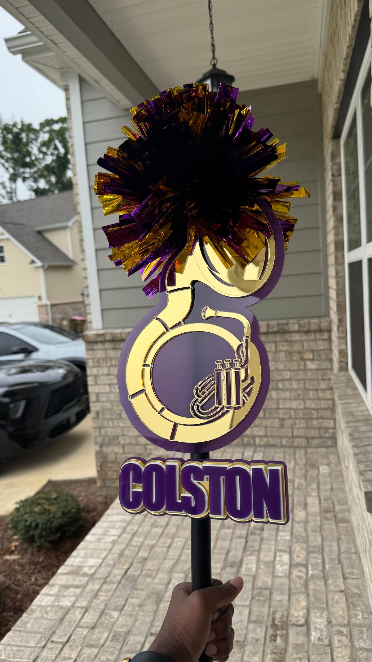 Personalized Marching Band Cheer Stick