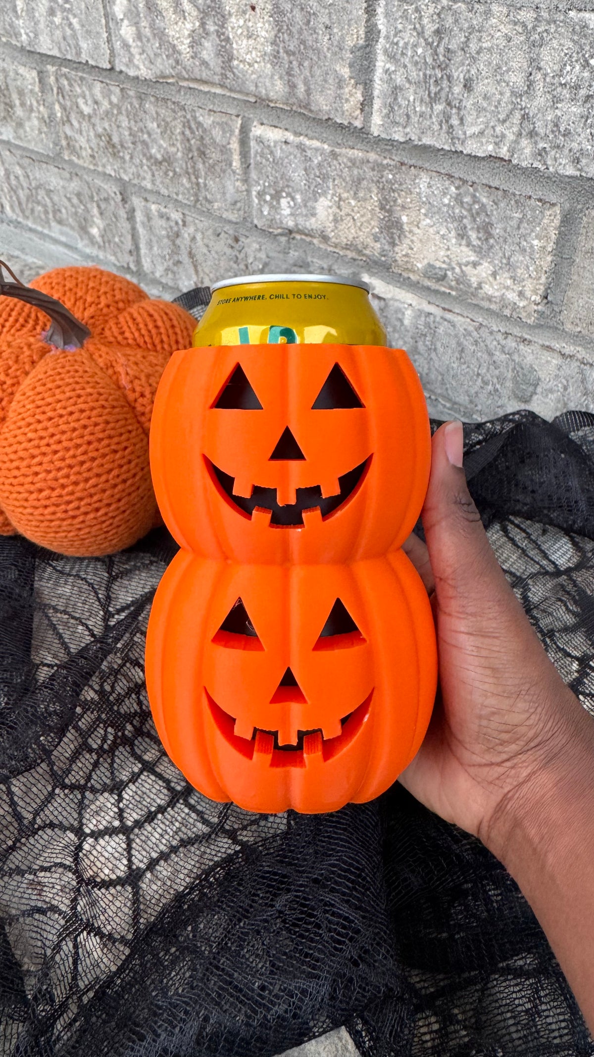 🎃 3D Printed Pumpkin Drink Cozy
