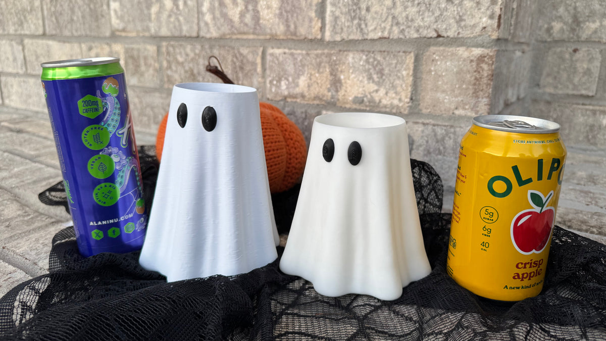 Ghost Drink Cozy 👻 - 3D Printed Halloween Can Holder