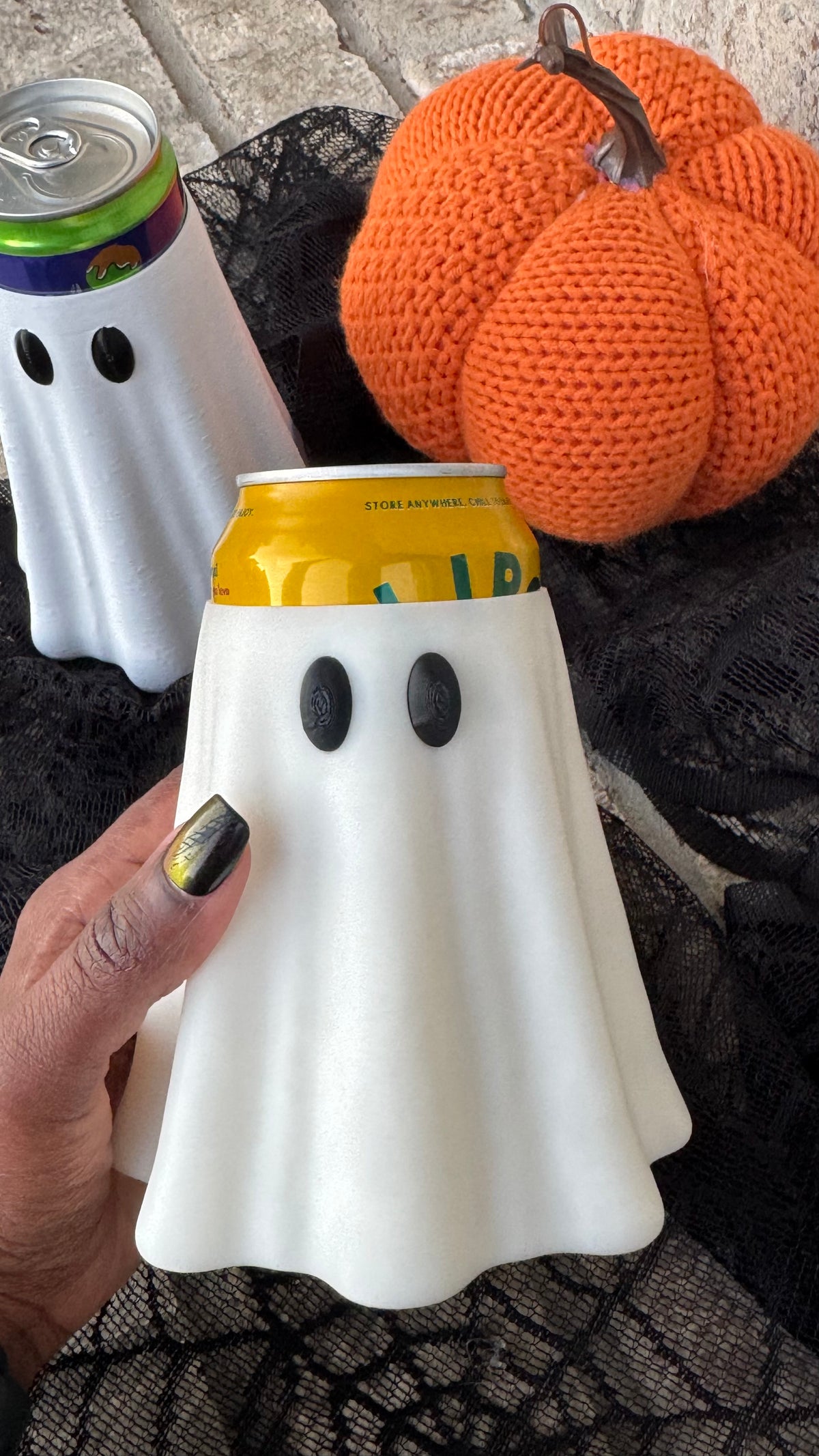 Ghost Drink Cozy 👻 - 3D Printed Halloween Can Holder