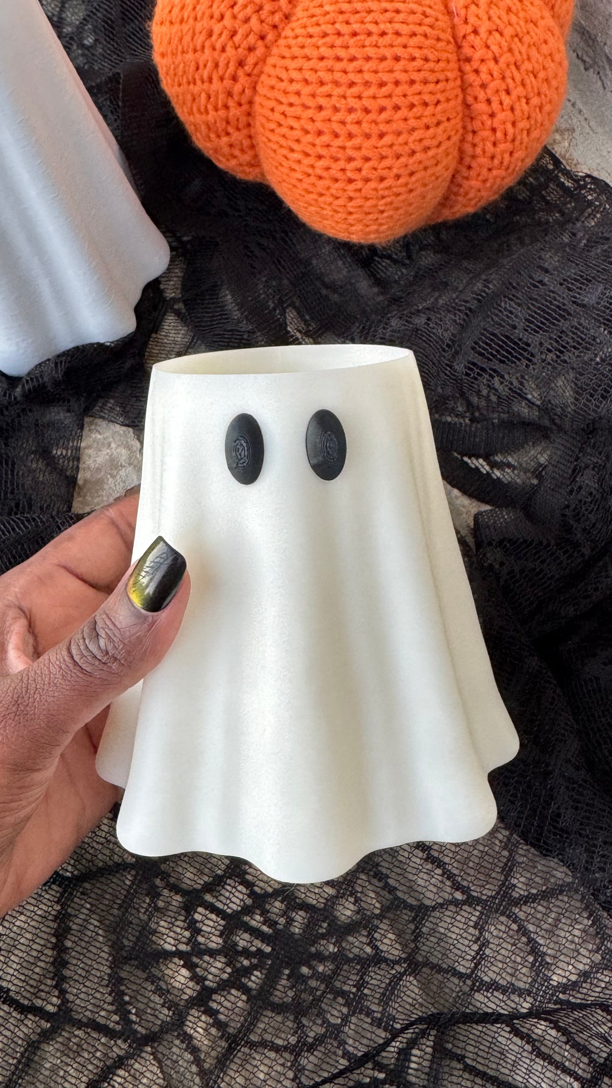3D printed ghost drink cozy