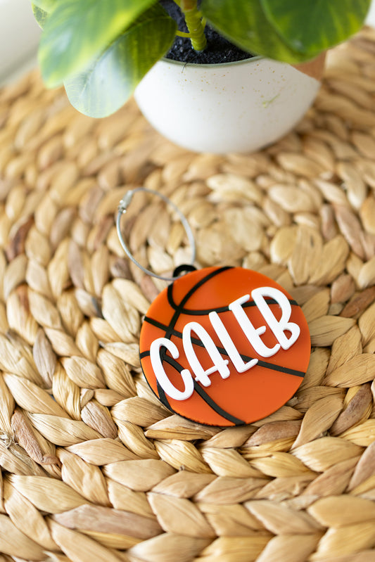 Basketball Bag Tag