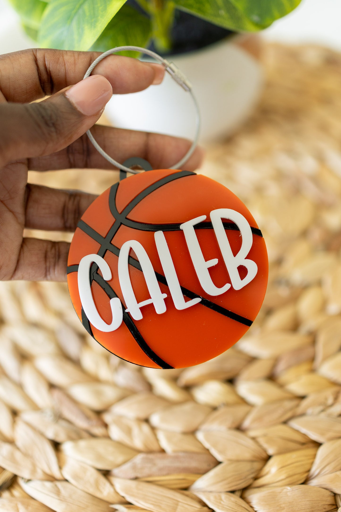 Basketball Bag Tag