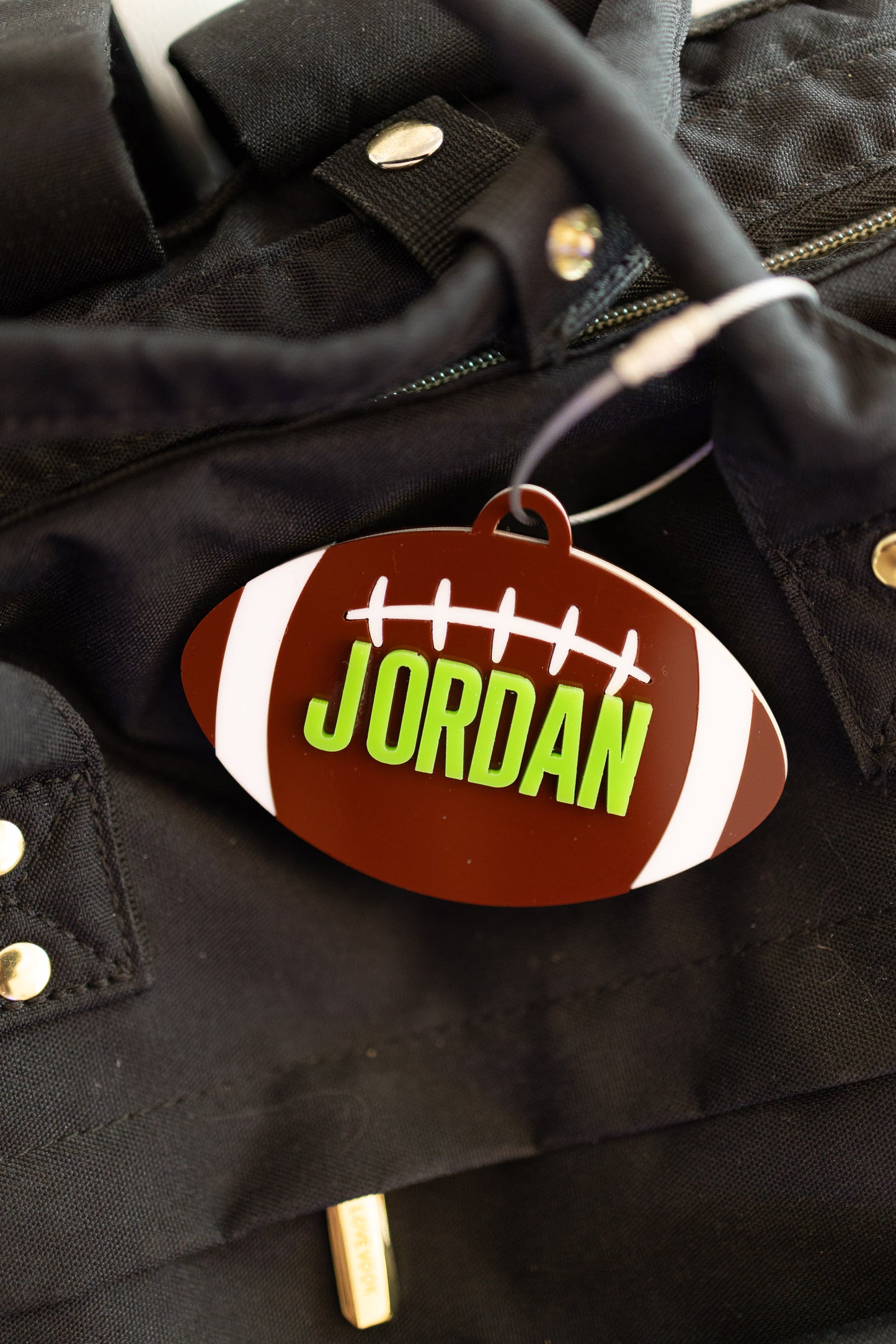 Football Bag Tag
