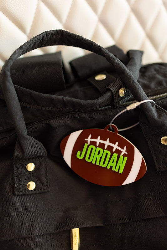 Football Bag Tag