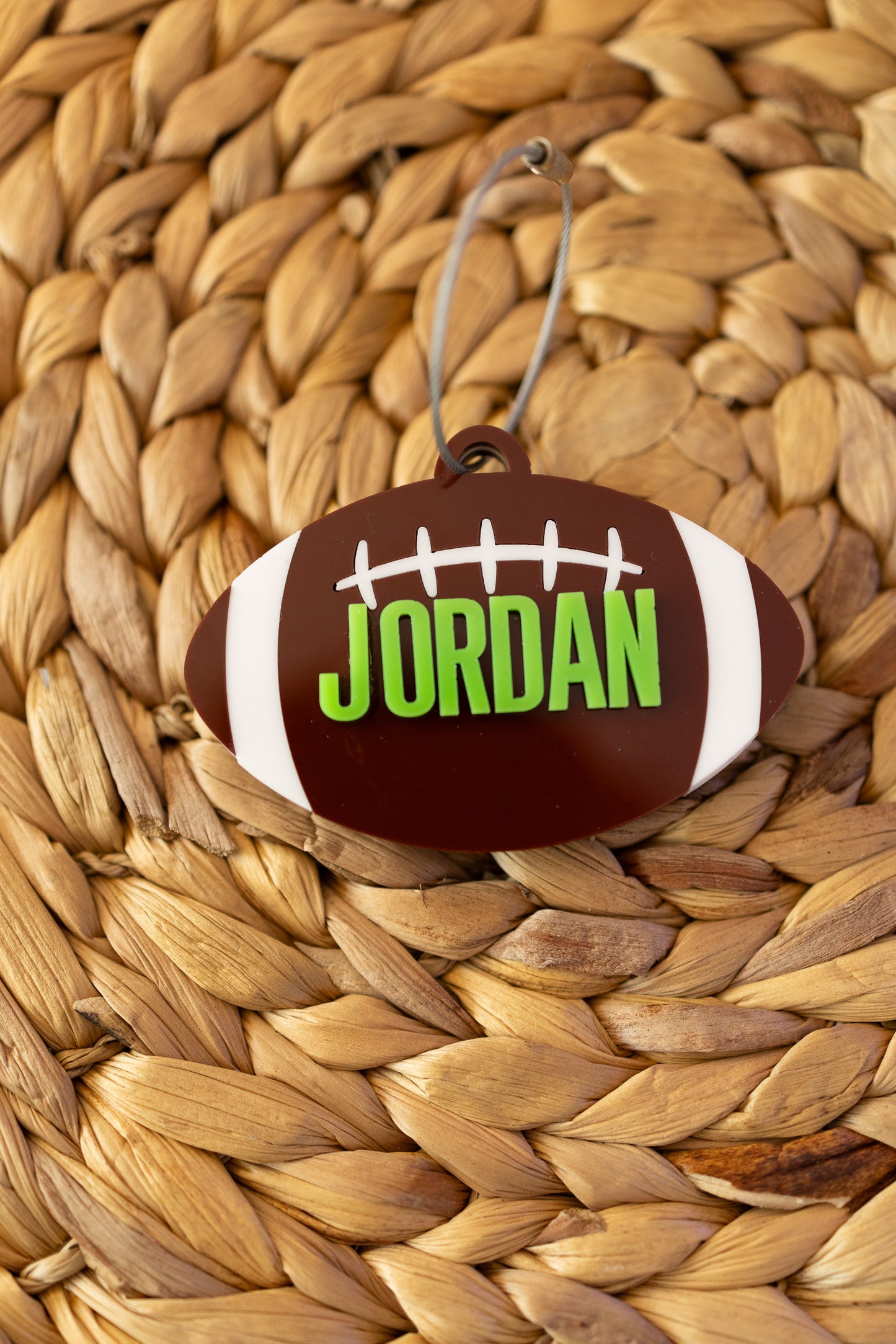 Football Bag Tag
