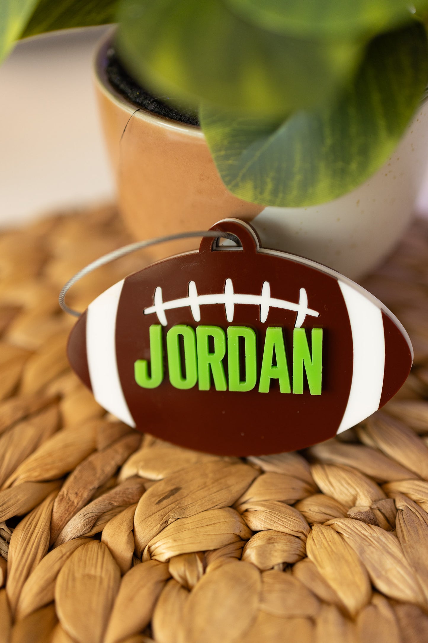 Football Bag Tag