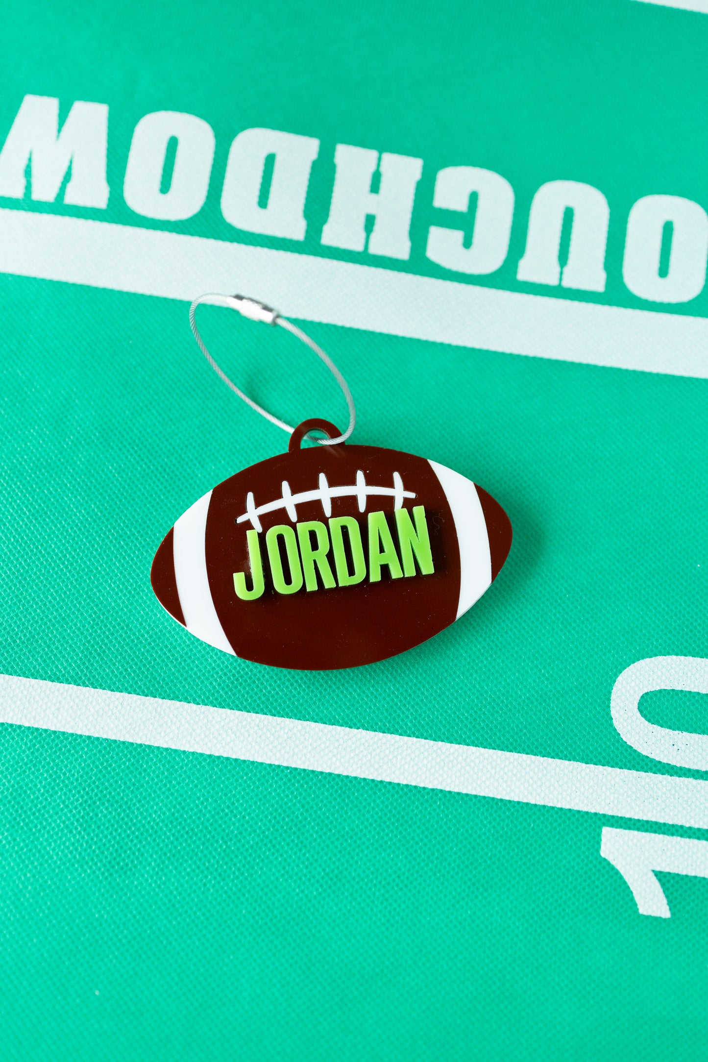 Football Bag Tag