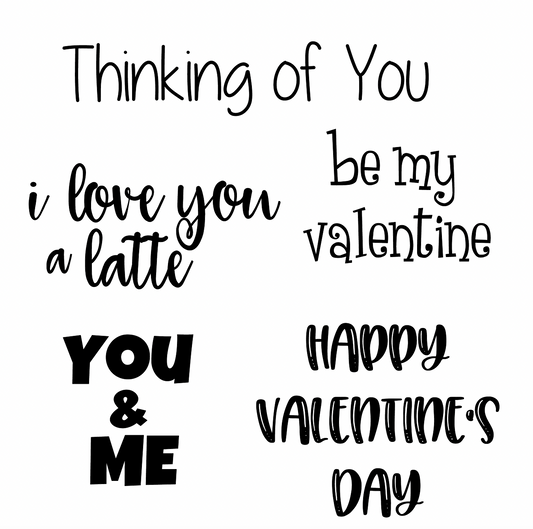 Valentine's Font Sheet
